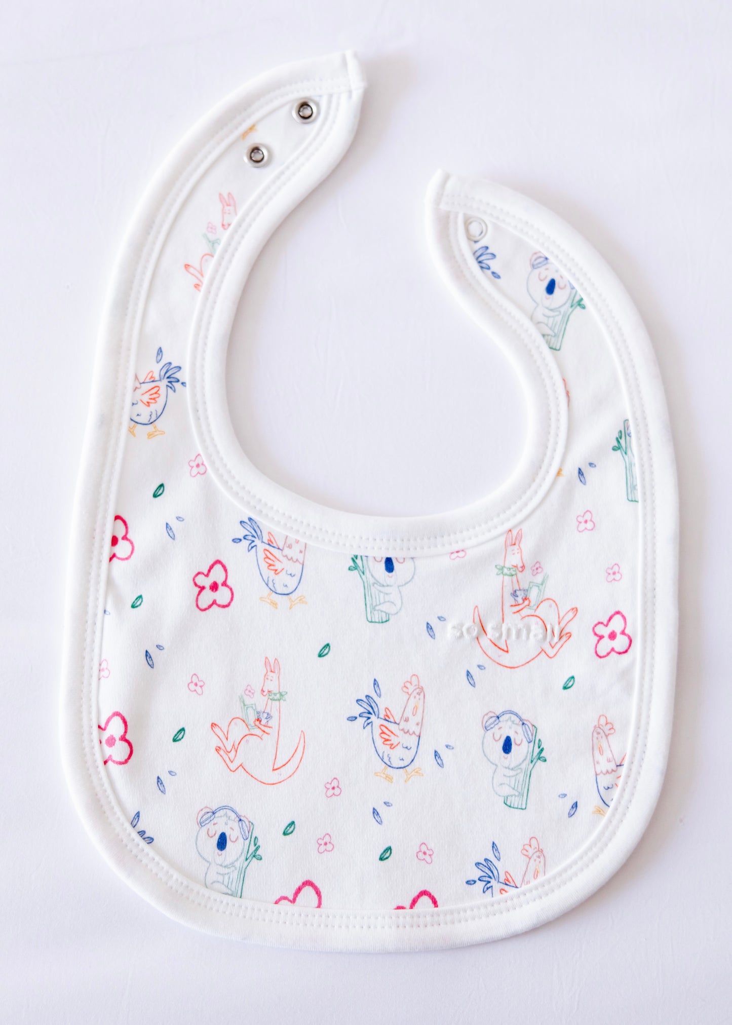 Organic Terry Lined Bib- Lazy. Daisy. Dreams