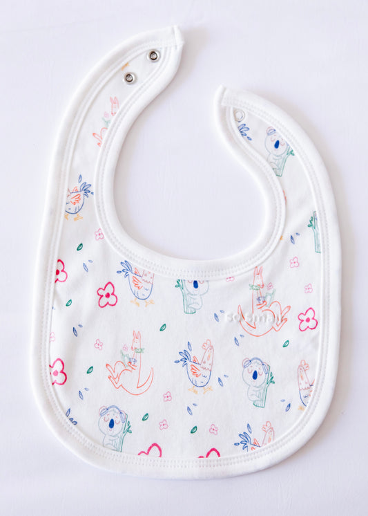 Organic Terry Lined Bib- Lazy. Daisy. Dreams