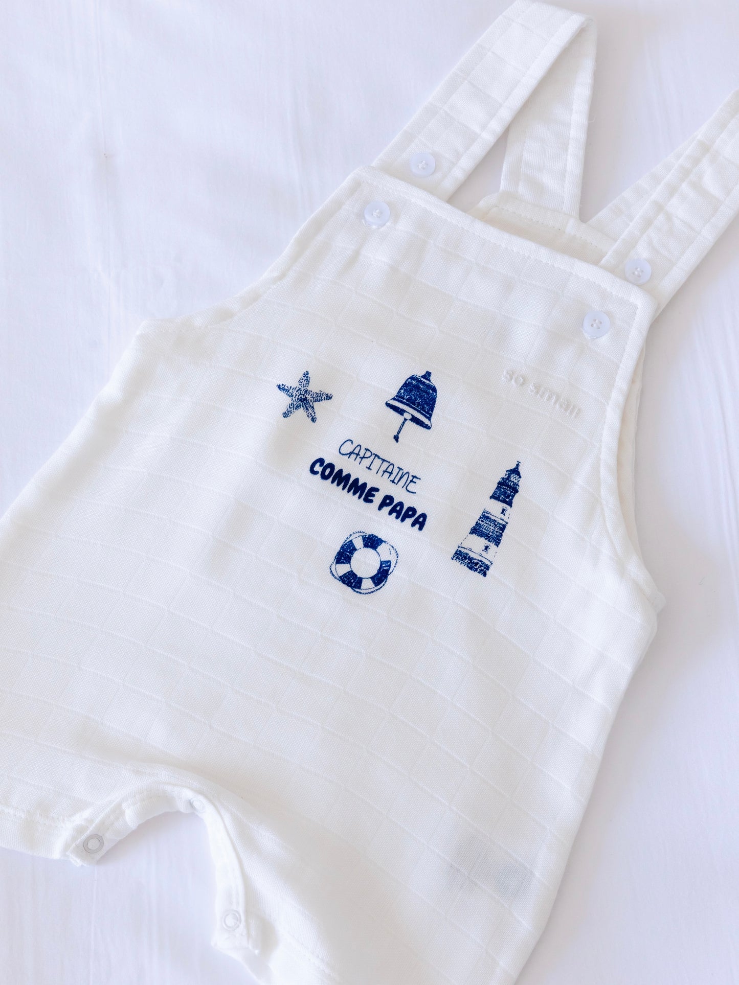 Organic Muslin Jumpsuit- Capitaine Comme Papa