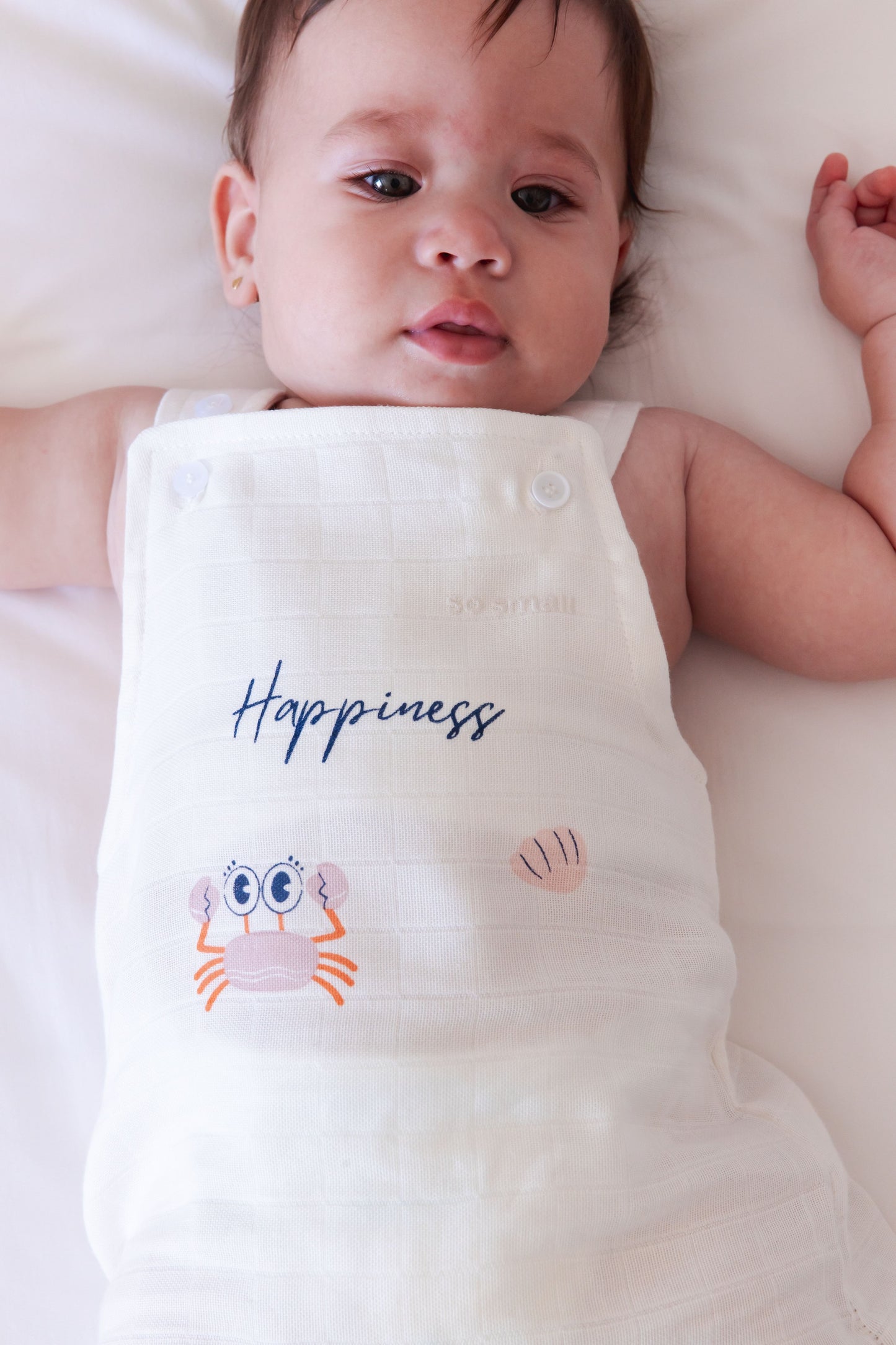 Organic Muslin Jumpsuit- Happiness